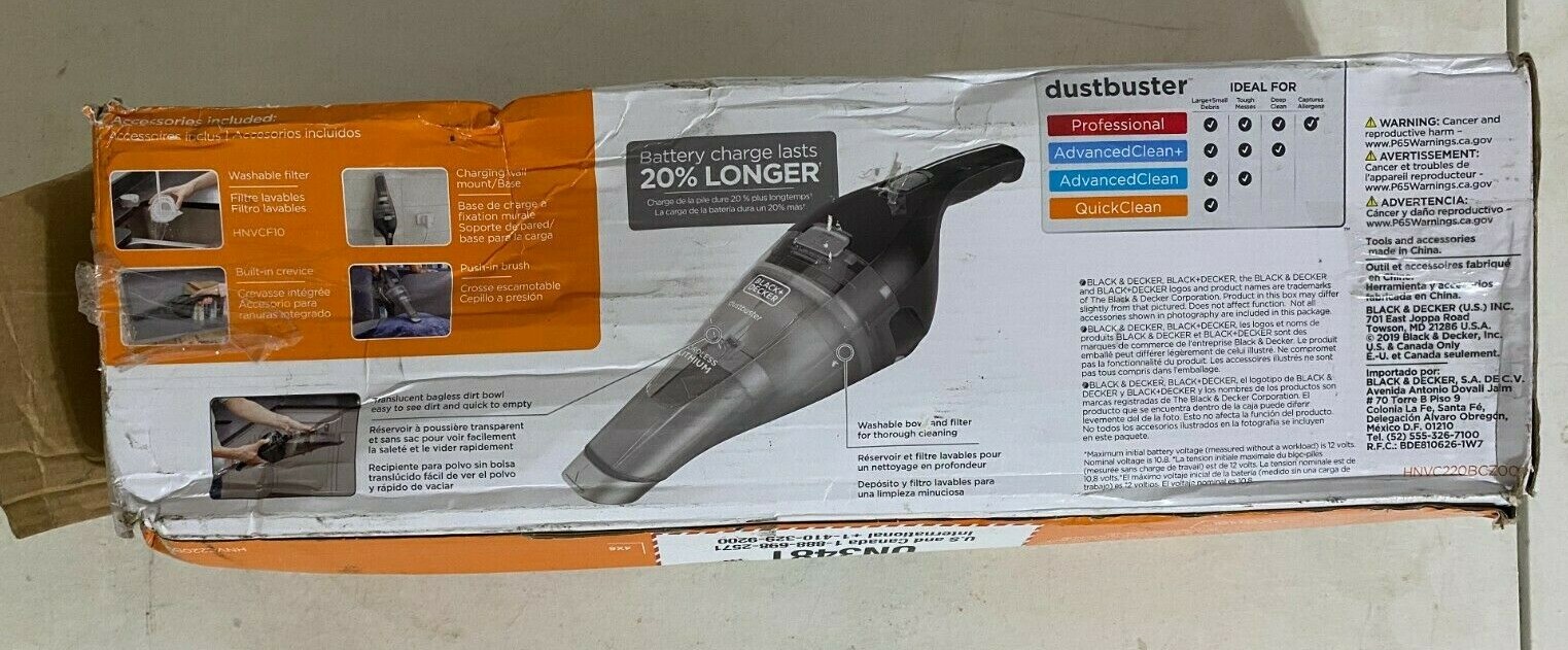 Black + Decker dustbuster Quick Clean eBay