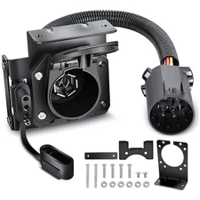 Multi Tow 7 Way Trailer 4 Pin Flat Connector Plug Adapter For Silverado USCAR OE