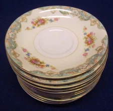 JYOTO CHINA-SAUCER-FAIRMONT PATTERN-OCCUPIED JAPAN-5 7/8"  9 Left @ 4.99 EACH