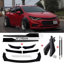 For Chevrolet Cruze Car Frontrear Bumper Lip Splitter Side Skirts Strut Rods