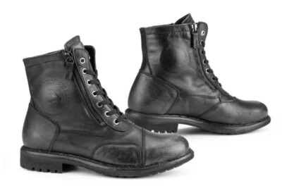 Falco Aviator Waterproof Motorcycle Boots - Black