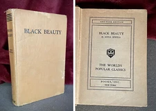 *~* c1900 BLACK BEAUTY Art-Type Edition by Anna Sewell * Antique Vintage *~*