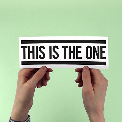 The Stone Roses ''This Is The One'' Bumper Sticker, Ian Brown, oasis john squire