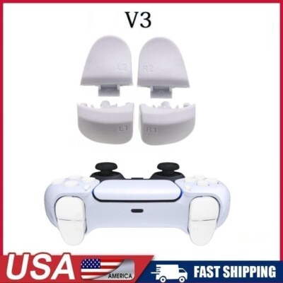 White BDM-030 V3 Controller L2 R2 L1 R1 Trigger Button Spring for Playstation 5