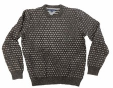 Tommy Hilfiger Men's Crew Neck Sweater Dark Ash Heather