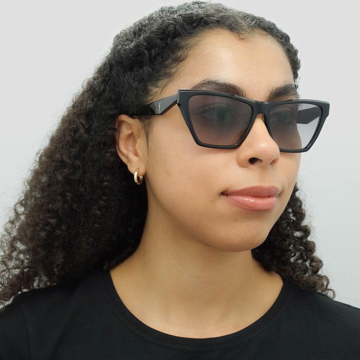 Saint Laurent Sonnenbrille SL M103 001 Schwarz Grau Gradient  display picture 3