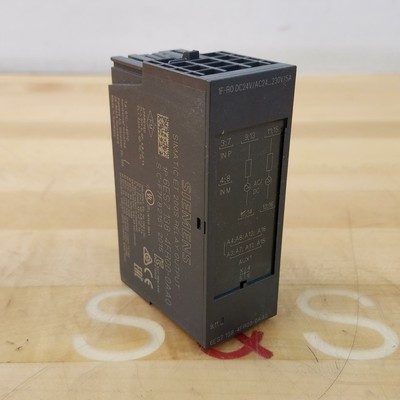 Siemens 1P 6ES7138-4FR00-0AA0 Relay Output Module, 1F-RO DC24/AC24-230V/5A - NEW