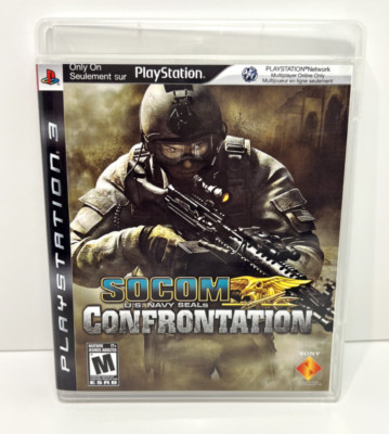 SOCOM Confrontation U.S. Navy Seals PS3 PlayStation 3, 2008