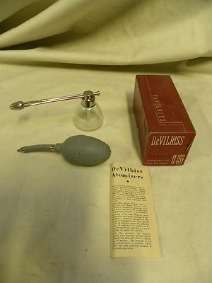 Vintage DeVilbiss No.15 Atomizer With Original Box