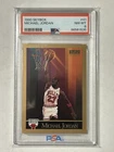Michael Jordan Chicago Bulls 1990 Skybox Basketball Card #41 Graded PSA 8
