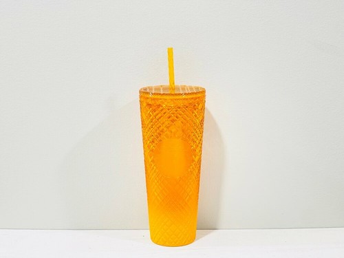 🍍Starbucks 2022 Summer Collection Ombre Mango Jeweled Tumbler Venti 24 oz. - Picture 2 of 3