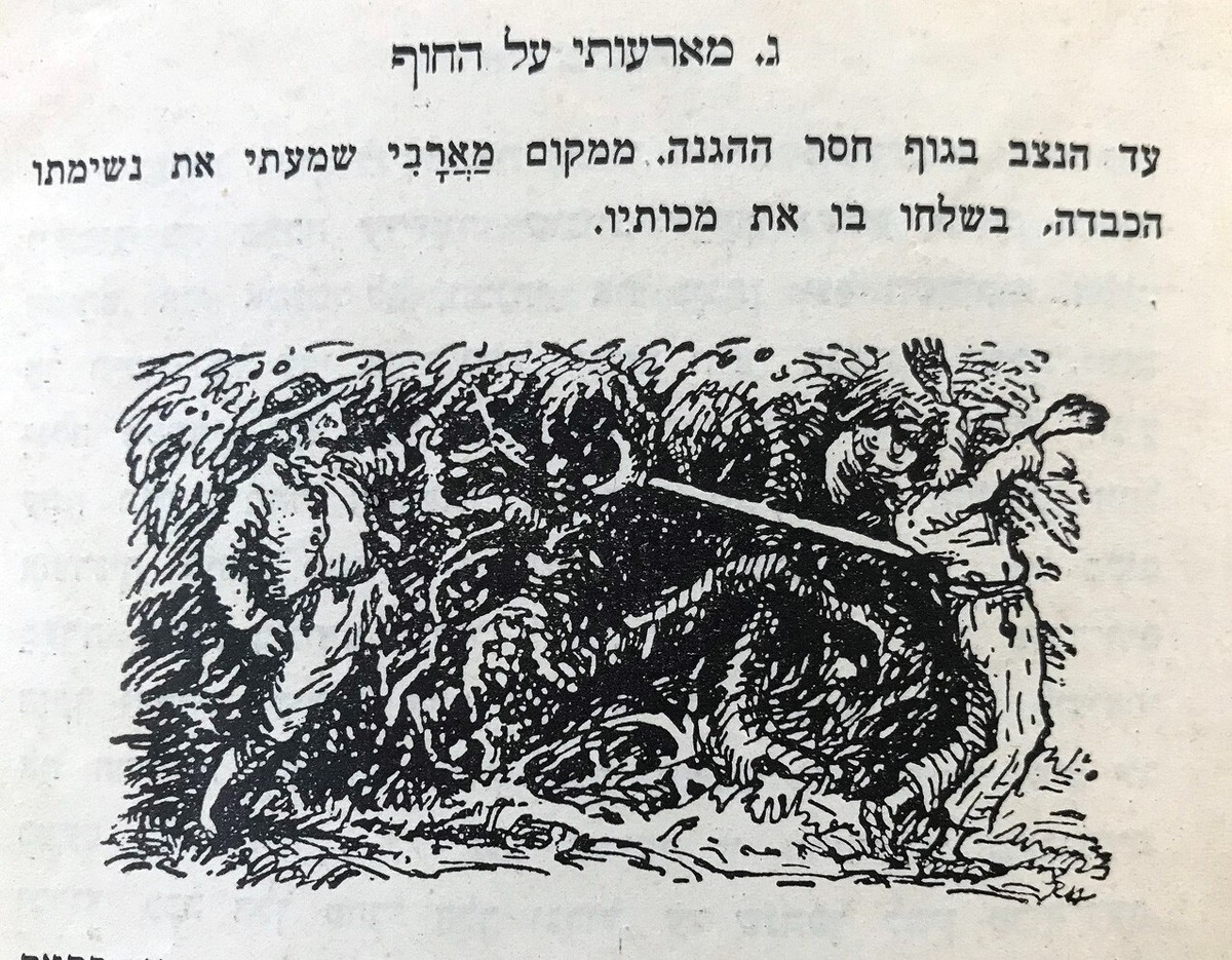 1925 Jewish 1st HEBREW Edition TREASURE ISLAND Israel JUDAICA Book