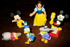 Figurines-Thème Blanche neige, Mickey. . . ( Bullyland-club Disney-Années 80 )