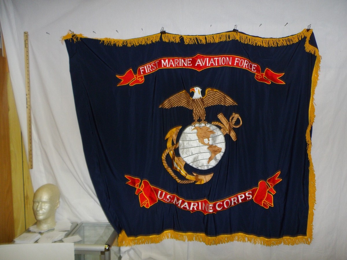 flag1603 USMC Flag WW1 First Marine Aviation US Marine Corps Unit