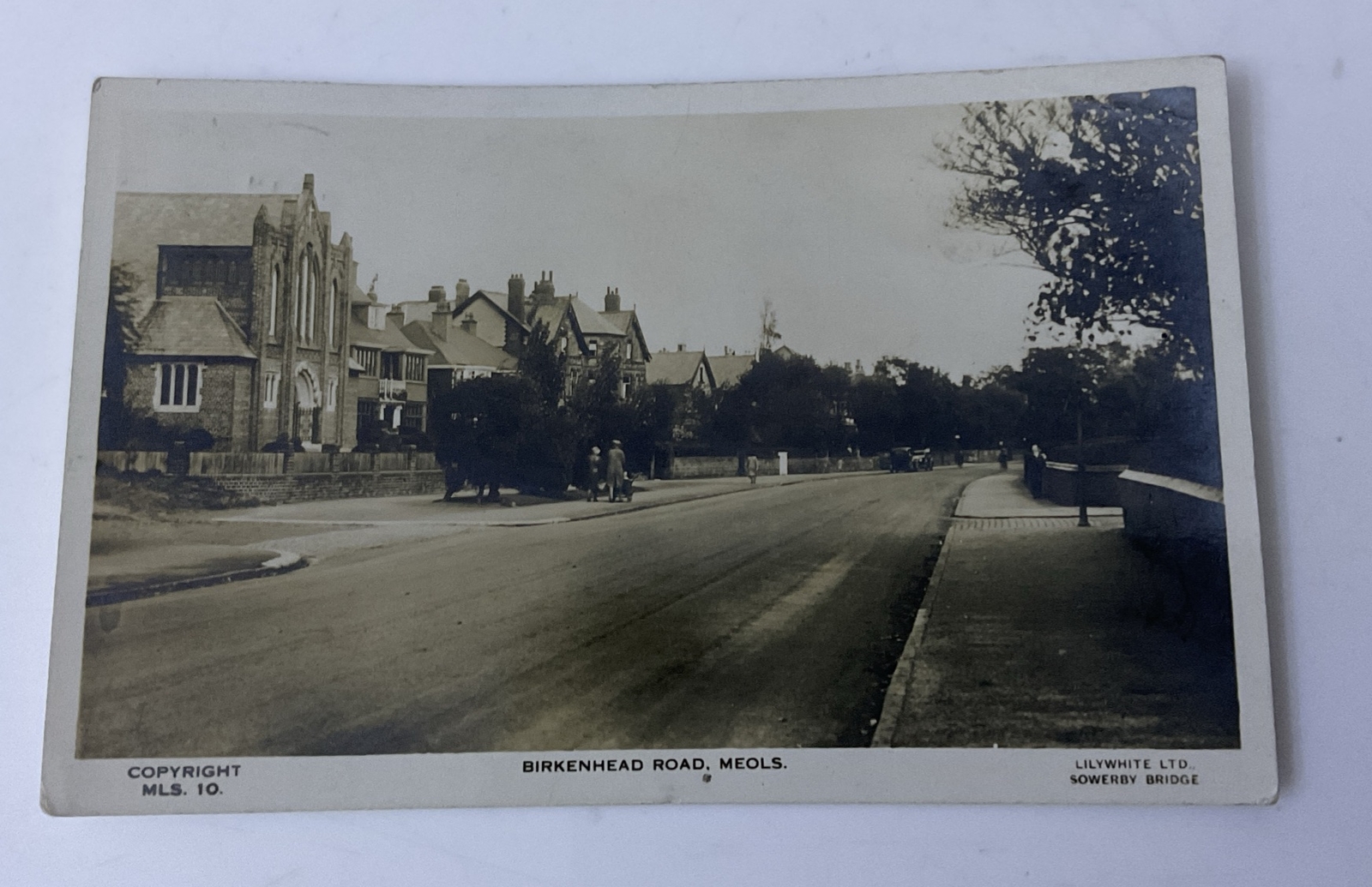Vintage Early Postcard Liverpool Wirral Merseyside Birkenhead Road