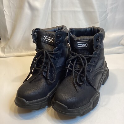 Suadex Black New Steel Toe safety Work Boots mens Size women's