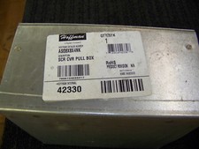 Hoffman pull box, screw cover, galvanized 8"x8"x4"