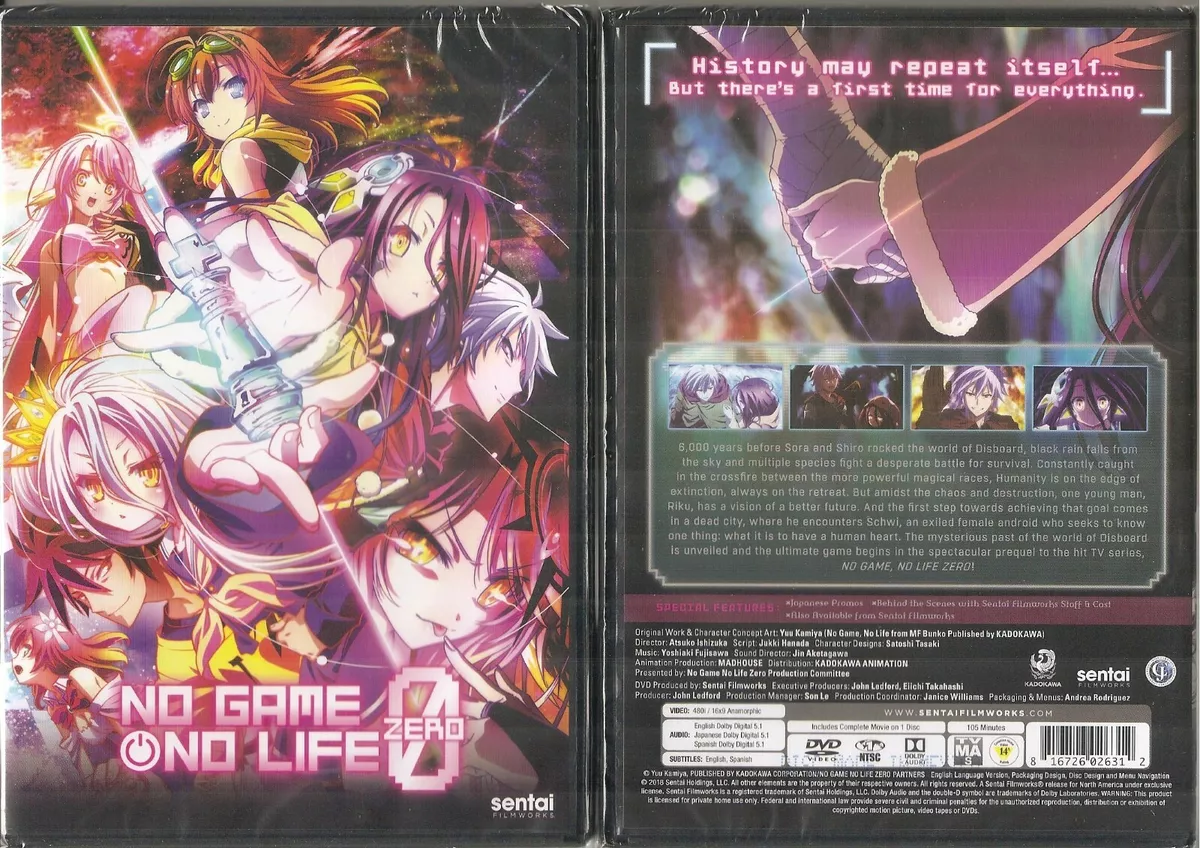 No Game, No Life (Season 1 + Movie) Complete Collection | Sentai Filmworks