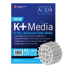 Evolution Aqua K+ PLUS Filtration Media 50L Floating / Sinking Koi Pond Filters