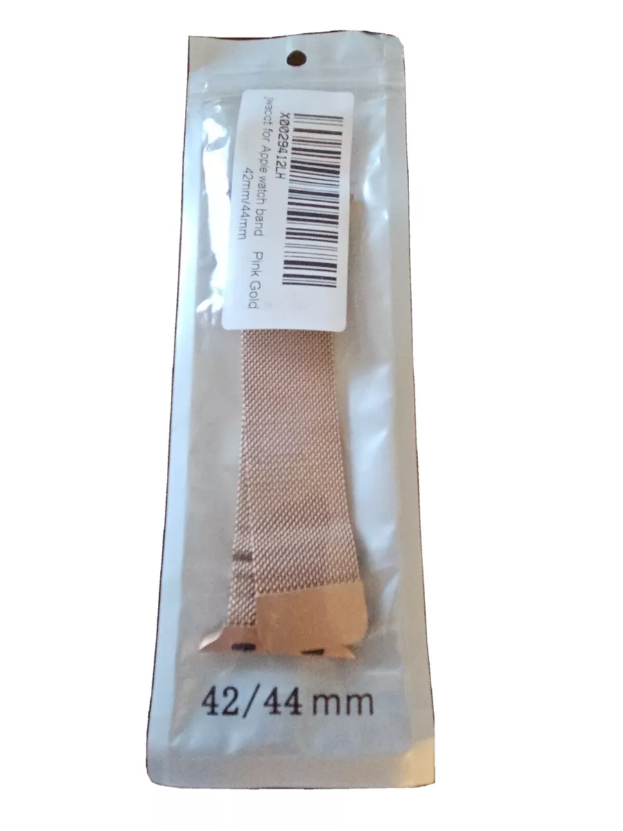 jwacct Compatible for Apple Watch Band 42mm 44mm Adjustable Stainless Steel 02
