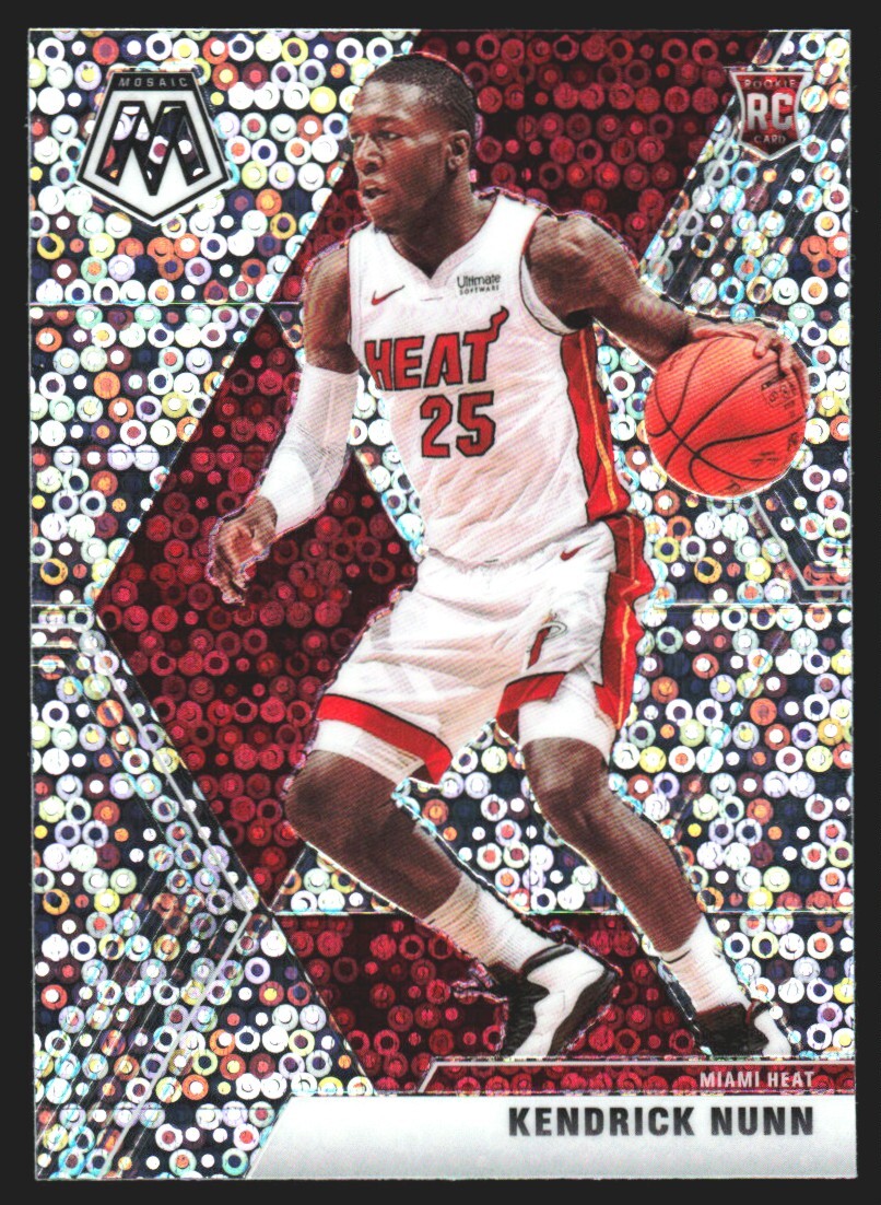 2019-20 Mosaic Rookie Silver Fast Break Kendrick Nunn #234 LW7