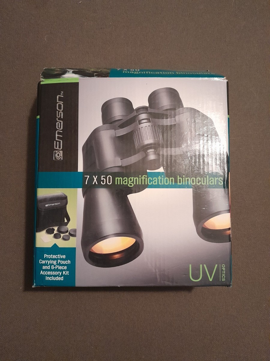 EMERSON 7x50 Binoculars NEW in box Free ship camping UV lens | eBay