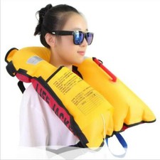 AUFBLASBARE RETTUNGSWESTE 150N FÜR ERWACHSENE SCHWIMMWESTE AUTOMATISCH PFD ROT