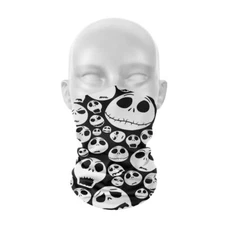 Jack Skellington Quick Dry Microfiber Neck Gaiter Disney Face Mask