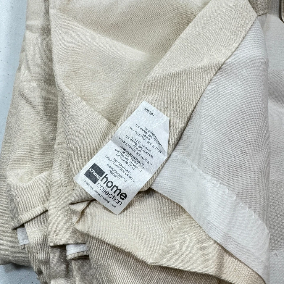 Par de cortinas JCPENNEY modernas Foto 3 de 4