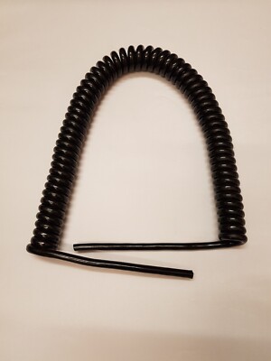 4-ADRIGES 1,0 qm SPULENKABEL SCHWARZ PUR. 500 mm (20'') SPULENLÄNGE #