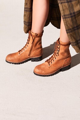 New Free People Lucca Lace Up Boot size 6 MSRP: $198 Leather