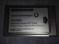 Lucent Technologies Partner Remote Access PC Card 12G1 108319963 "tested"