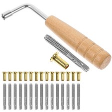 1 Set Durable Lyre Harp Tuning Accessories with Metal Pins for Dulcimer Use