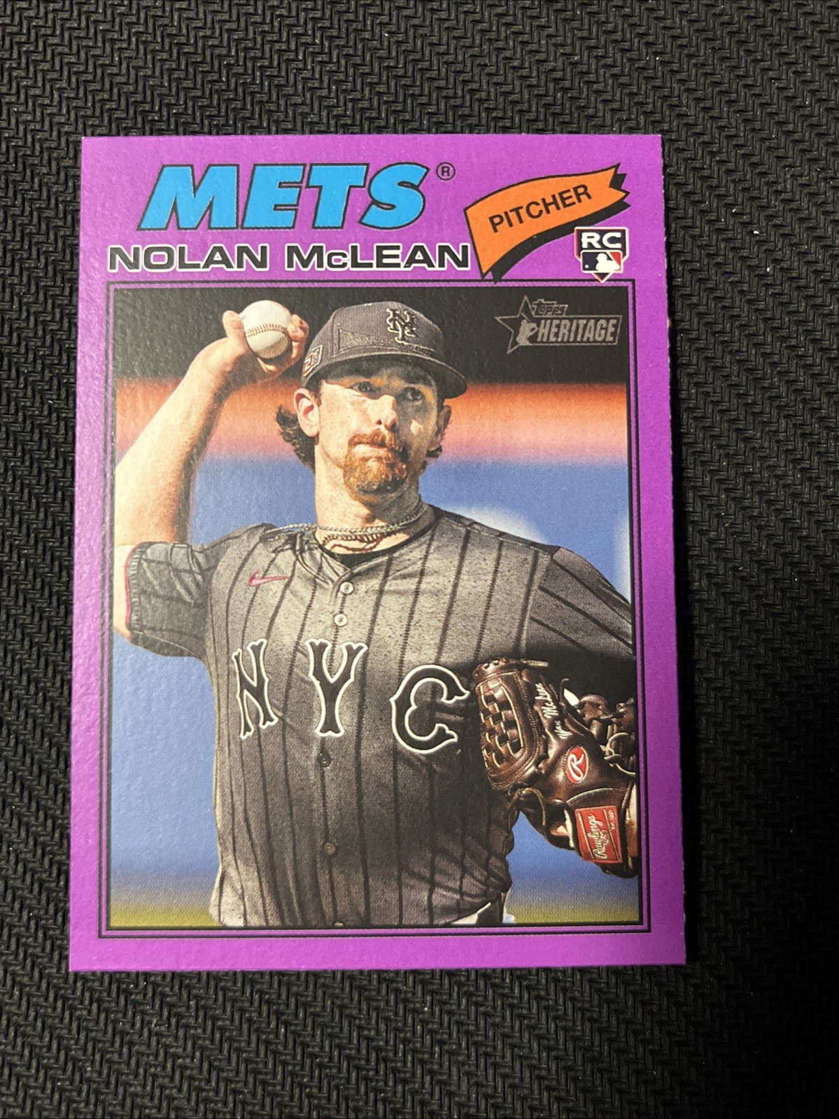2026 Topps Heritage - Nolan McLean #150 Light Purple Border (RC)
