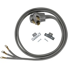 Certified Appliance Accessories 90-1024 30-Amp Appliance Power Prong Dryer Cord,