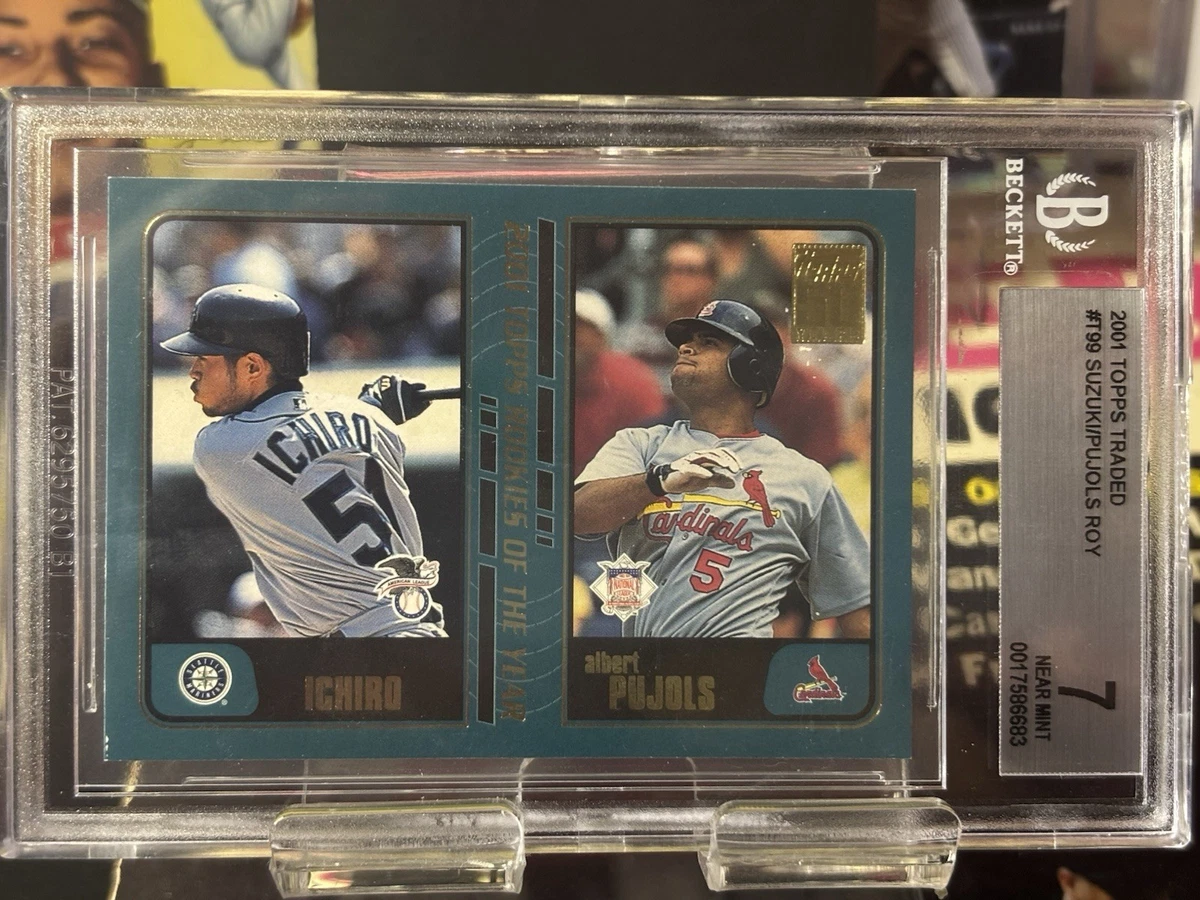 2001 Topps Traded & Rookies - Albert Pujols Ichiro Suzuki #T99 for