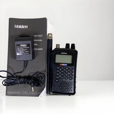 Uniden NASCAR BC72XLT Handheld 100 Channel Radio Scanner W/Manual & Wall Charger
