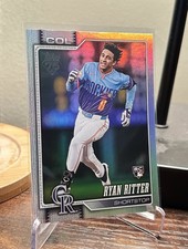 Ryan Ritter 2026 Topps Series 1 #18 Rainbow Foil RC Colorado Rockies