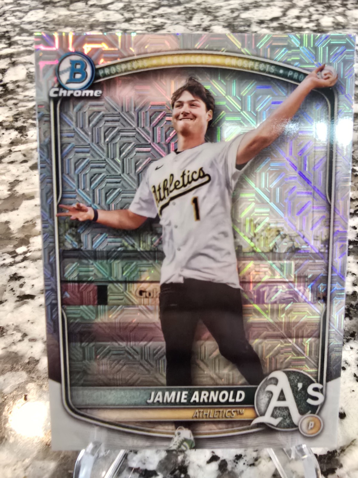 2025 Bowman Draft Jamie Arnold Mojo Image Variation #BDC-30