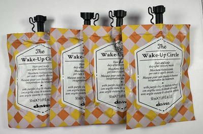 Davines The Wake-Up Circle Hair Mask 1.7oz Hair Mask NEW Lot of 4 packs