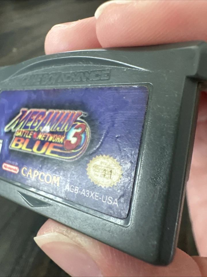 Nintendo Gameboy Advance Game Only Megaman Battle Network Blue 3 - Image 3 of 4
