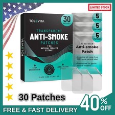 TOLEVITA Anti-Smoke Herbal Patches   7mg, 30 Patches for Reducing Cravings USA..