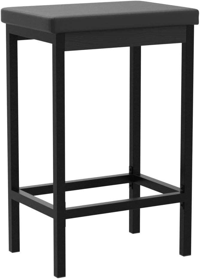HOOBRO Bar Stools Set of 2 Bar Chairs 24.8" Height Stools Kitchen Stools