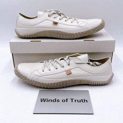 【美品】SPINGLE MOVE SPM110-MONO レザースニーカー S SPINGLE MOVE Sneakers SPM-110 Kangaroo Leather Low Cut Ivory US9.5
