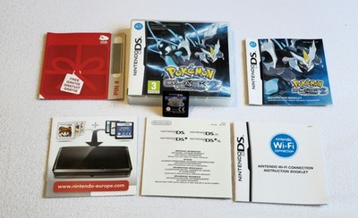 Pokémon Schwarz 2 Komplett Boxed CIB Original Nintendo DS 2DS 3DS PAL Sehr guter Zustand