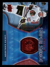 2020-21 Upper Deck Trilogy Rookie Super Stage Red #RSS6 Lucas Carlsson /999