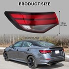 Tail Light Assembly Compatible with 2020 2021 2022 Nissan Sentra Halogen Oute...