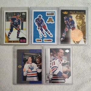 Mark Messier Lot of 5 90's NHL Cards  Special Inserts Topps Pinnacle Upper Deck