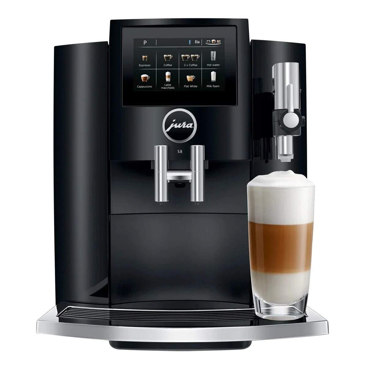 New Jura S8 Automatic Coffee & Espresso Machine - Piano Black
Opens in a new window or tab