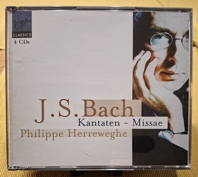Johann Sebastian Bach - Kantaten - Missae: Philippe Herreweghe. 4 CD-Box